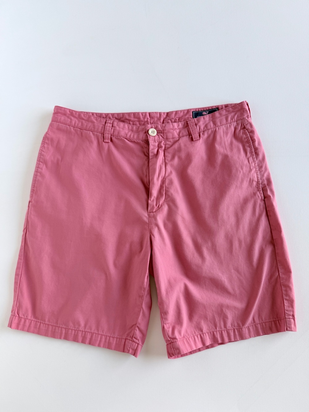 Vineyard Vines Club Shorts Pink Cotton Chino Shorts Men’s 33 Preppy